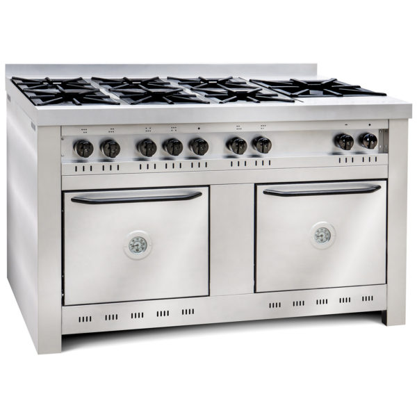 061 Cocina Modelo 140 cm. 6 y Plancha - Gastromak equipamientos de cocina, aire acondicionado, en lanus, sur, aire acondicionado, lavarropas, campanas de cocina Morelli