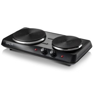 Anafe Electrico Sikla 2 Hornalla Enlozado