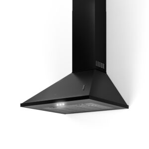 Campana Piramide Traful Negra 60 cm