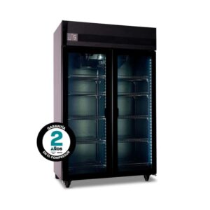 Heladera Exhibidora  980 L  2 Puertas Negra MT 34